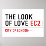 the look of love  Posters