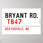 BRYANT RD.   Posters
