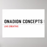 Onadion Concepts  Posters