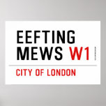 EEFTING MEWS  Posters