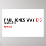 Paul Jones Way  Posters
