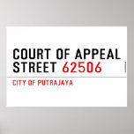 COURT OF APPEAL STREET  Posters