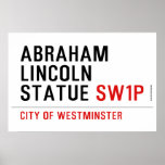 abraham lincoln statue  Posters