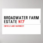 Broadwater Farm Estate  Posters