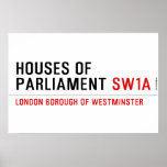 houses of parliament  Posters