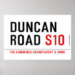 Duncan Road  Posters
