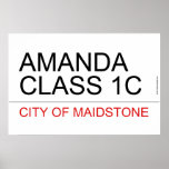 AMANDA class 1C  Posters
