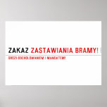 ZAKAZ  Posters