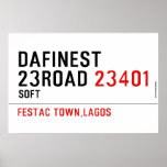 Dafinest 23road  Posters