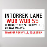 Intorrek Lane   Posters