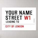 Your Name Street  Posters