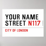 Your Name Street  Posters