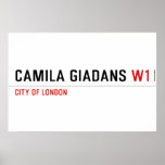 Camila Giadans  Posters