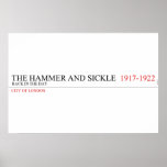 The Hammer And Sickle   Posters