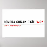 LONDRA SOKAK İLGİLİ  Posters