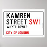 Kamren  Street  Posters