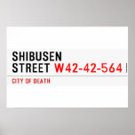 shibusen street  Posters