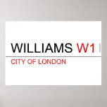 WILLIAMS  Posters