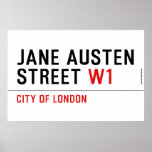 Jane Austen Street  Posters