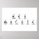 Mrs
 Montoya  Posters