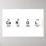 Carol  Posters