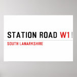 station road  Posters
