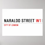 Naraldo Street  Posters