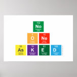 no 
 one 
 asked  Posters