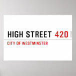 High Street  Posters