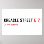 Creacle street  Posters