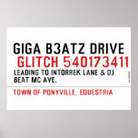 Giga B3atz Drive   Posters