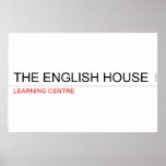 The English HOUSE  Posters