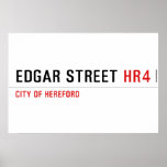 EDGAR STREET  Posters
