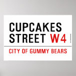 cupcakes Street  Posters