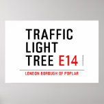traffic light tree  Posters