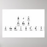 BJU
 Press
 Chemistry  Posters
