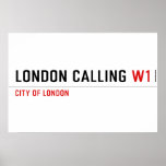LONDON CALLIng  Posters