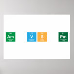 am vs pm  Posters
