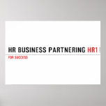 HR Business Partnering  Posters