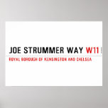 Joe Strummer Way  Posters