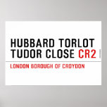Hubbard Torlot Tudor Close  Posters