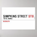 Simpkins Street  Posters