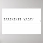 Parikshit yadav  Posters