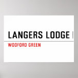 LANGERS LODGE  Posters
