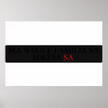 Ma whole familiA Sa             MWFSA  Posters