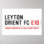 LEYTON ORIENT FC  Posters