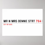 Mr n Mrs Dennie strt  Posters