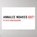 Annalee Noakes  Posters