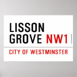Lisson grove  Posters