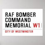 raf bomber command memorial  Posters